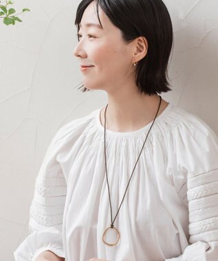 Pisceans ニュアンスリング×くみひもネックレス