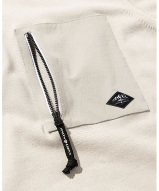 JOSEPH ABBOUD MOUNTAIN 【軽量/ストレッチ】CORDURA プルオーバーニット ライトグレー系