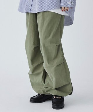 WEGO サイドスリットパラシュートパンツ カーキ