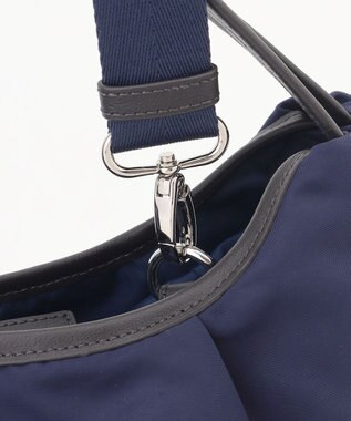 Y'SACCS シワナイロン2WAYトートバッグ Sサイズ ネイビー