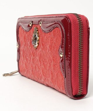 ANNA SUI セルパン ラウンド長財布 レッド