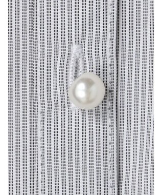 Green Parks パール釦ストライプシャツ Stripe Black