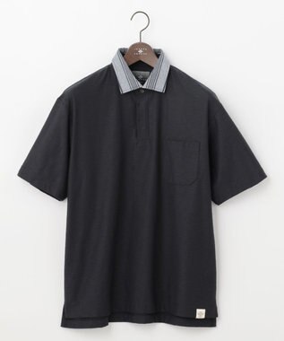  【SPACE／UNISEX】オーガニックコットンスラブプレーティング天竺 ポロシャツ