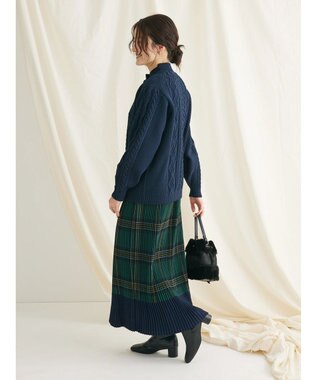 CRAFT STANDARD BOUTIQUE リサイクルポリエステルヘンリーネックプルオーバー Navy