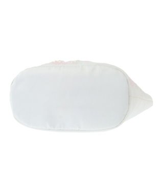 Maison de FLEUR マリエペタルパールフリルハンドルトートバッグ Off White