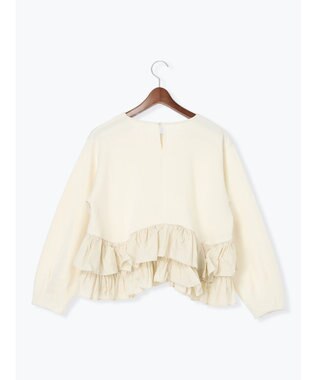 Te chichi ティアードフリルヘムプルオーバー オフホワイト