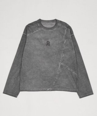 WEGO 【ユニセックス着用ITEM】コールドダイスウィッチングT（LS） グレー