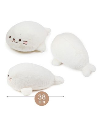 Mother garden しろたん クリーミー ぬいぐるみ 38cm アイボリー