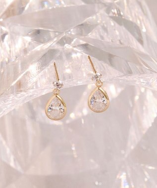 Phoebe 【K10】シャルマンドロップピアス/BOX＆ショッパーつき ゴールド