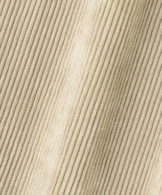 UNFILO MENS 【男女兼用】リラックス コーデュロイ ギャザーパンツ ベージュ