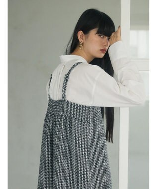 Green Parks armonia．表面感素材ジャンスカ Mix