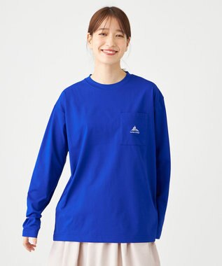 SHARE PARK LADIES 【UVカット・吸水速乾・ストレッチ・軽量 】刺繍ポケットＴシャツ（S・Mサイズ） ブルー系