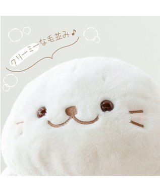 Mother garden しろたん クリーミー ぬいぐるみ 38cm アイボリー