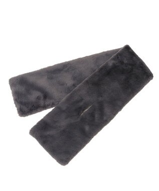 Green Parks フェイクファーティペット Charcoal Gray