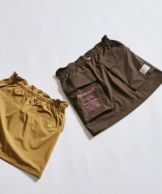 PW CIRCULUS 【撥水加工/軽量/ストレッチ】【WOMEN】ビッグポケット スカート ベージュ系