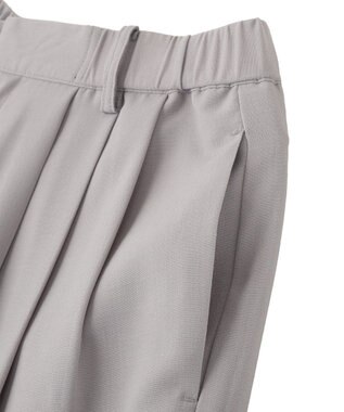 Green Parks セミワイドスラックスパンツ Light Gray