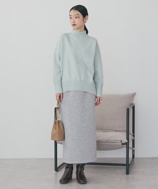 AMERICAN HOLIC モックネックコクーンニットプルオーバー Mint