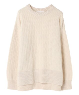 AMERICAN HOLIC 柄編ニットプルオーバー Ivory