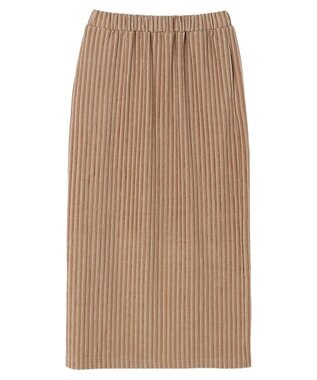 Green Parks ・ＳＵＧＡＲ　ＳＰＯＯＮ　多色コールナロースカート Beige