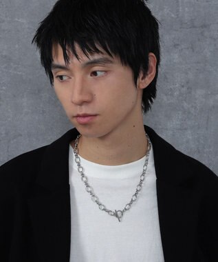 WEGO Mステンレスマンテルチェーンネックレス 柄3