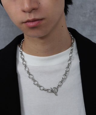 WEGO Mステンレスマンテルチェーンネックレス 柄3