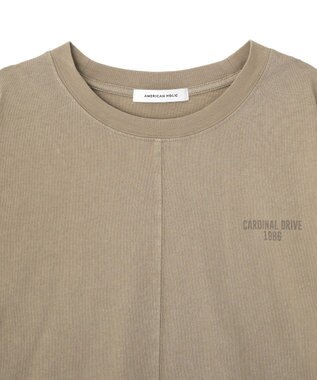 AMERICAN HOLIC バックロゴルーズＴシャツ Beige