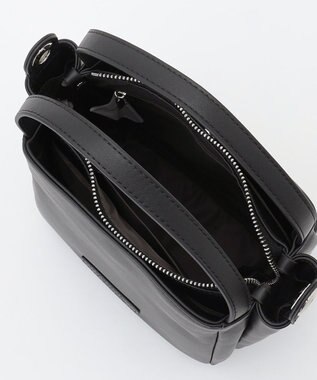 Y'SACCS カウレザー すっきり2wayミニトート ブラック