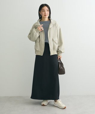 Green Parks ・Ｐｅｔｉｔ　Ｆｌｅｕｒ　サテンフレアスカート Black