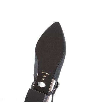 Riz raffinee バックストラップパンプス ダークグリーンスエード