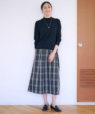 J.PRESS LADIES 【人気のため新色追加】PRINCE ハイネック ニット ブラック系