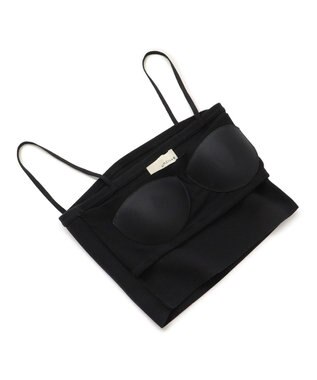 uncrave 【手洗い可】ドライタッチ ニット カップ付き バンドゥ（uncrave WHITE） ブラック