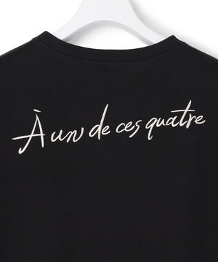 23区 【先行予約】バック刺繍 メッセージロゴ Tシャツ ブラック系