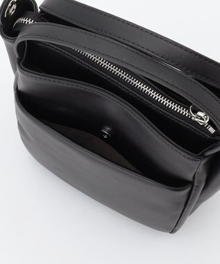 Y'SACCS カウレザー すっきり2wayミニトート ブラック