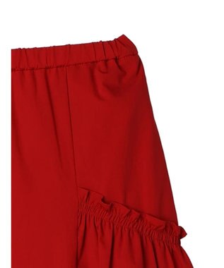 CRAFT STANDARD BOUTIQUE サイドフリルギャザースカート Red