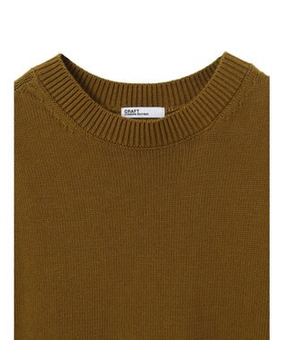 CRAFT STANDARD BOUTIQUE クルーネックニットベスト Mustard