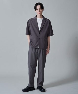 WEGO TRシングルテーラードジャケット（SS） ダークグレー