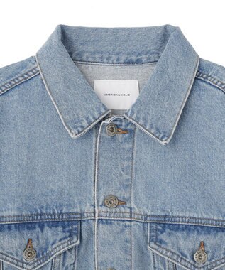 AMERICAN HOLIC ショート丈デニムジャケット Light Indigo