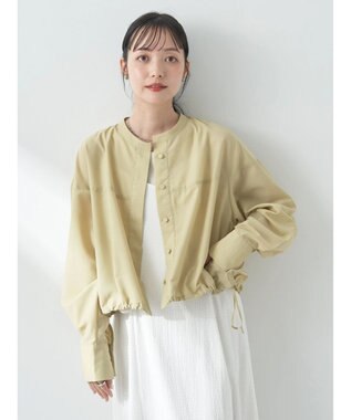 earth music&ecology シャツブルゾン Lime Green