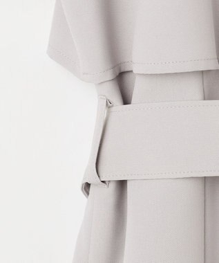 ANY SIS S エレガントロング トレンチ コート ライトグレー