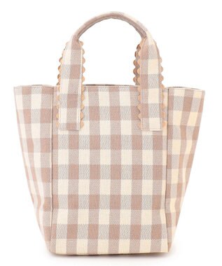 TOCCA 【WEB＆一部店舗限定】WAVES HANDLE TOTE トートバッグ ベージュ系1