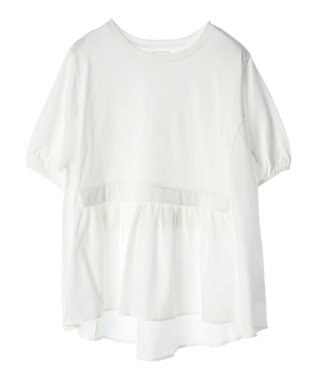 Green Parks カットドッキングフレアラインプルオーバー Off White