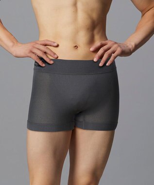 WACOAL MEN WACOAL MEN <N.HOOLYWOOD TPES>コラボ 【PANTS HOLIC】 ボクサーパンツ ワンサイズ(S-LL) 適度なフィット感 立体成型 前閉じ 下着 メンズ WT3624 /ワコールメン グレー