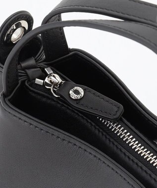 Y'SACCS カウレザー すっきり2wayミニトート ブラック