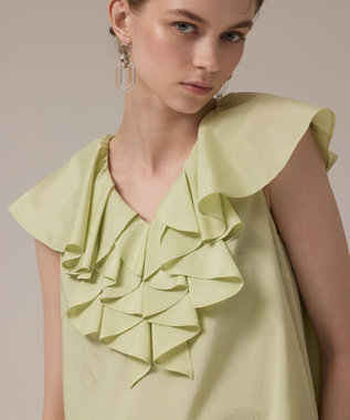 フリルカラートップ