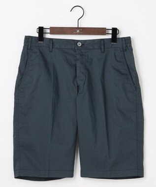 JOSEPH ABBOUD 【ウエストも伸びる!/JAPANファブリック】ヴィンテージコットンストレッチ ショート パンツ ネイビー系