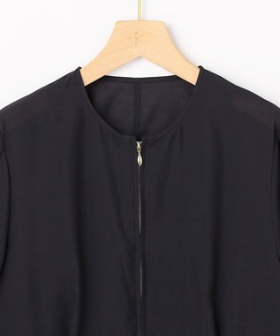 組曲 【先行予約・WEB限定】ソマルティーボイル ペプラムブルゾン ブラック系