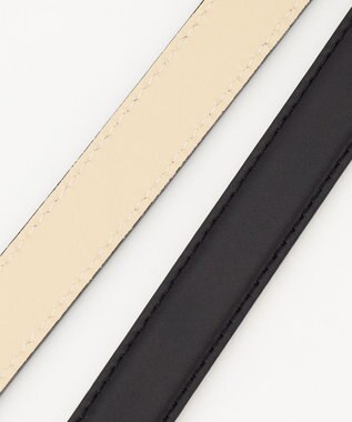 J.PRESS LADIES ベーシック レザー ベルト ブラック系