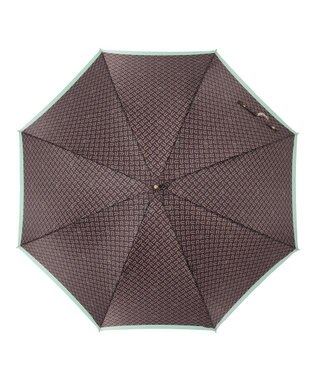 MOONBAT 【耐風】FURLA 長傘 モノグラム ミントグリーン