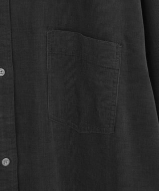 AMERICAN HOLIC コーデュロイシャツワンピース Brown