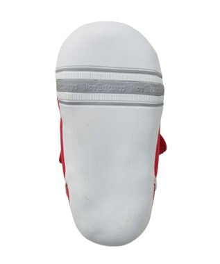 MIKI HOUSE HOT BISCUITS 【11.5-13.5cm】 小花柄 パイピング ファーストベビーシューズ 赤